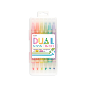 Dual Liner Double-ended Neon Highlighters