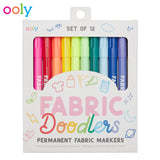 Fabric Doodlers (Set of 12) | ooly 布料塗鴉筆 (一套12色)