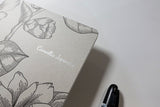 IMPRESS A5 Letterpress Notebook - Camellia Japonica (Dotted)