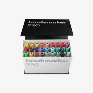 Brushmarker PRO Water-based Markers Mini Box - 26 Color +1 blender Set
