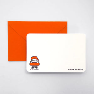 Sanrio Letterpress Mini Card - Minna No Tabo (Set of 2)