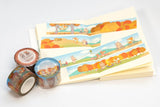 Summer Beach Days / Falling Autumn Washi Masking Tape 夏日海灘 / 秋之風景和紙膠帶 (2.5cm x 10m)