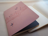 LIMITED EDITION ditto ditto x Hong Kong Sinfonietta A5 Letterpress notebook - Bird Paradise (Oboe) 鳥之語 (雙簧管)