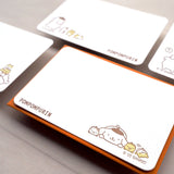 Sanrio Letterpress Mini Card - PompomPurin (Set of 2) - Set B