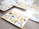 Sanrio Letterpress Pattern Card - PompomPurin