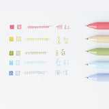 Pure Book Source 0.5 Gel Pen Set of 5 - Morandi II | Pure 書源 0.5中性筆5支套裝 - 莫蘭迪II