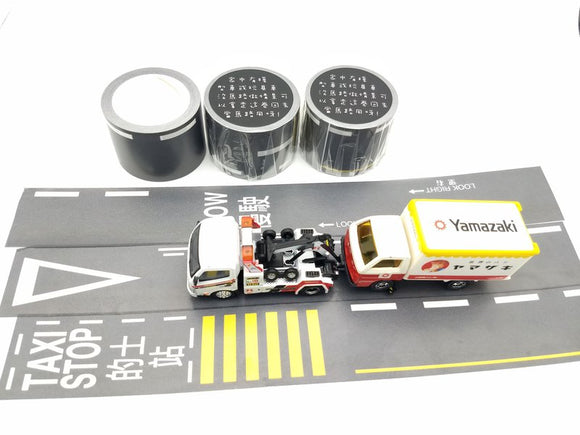 Traffic road washi tape/masking tape 香港玩具車路紙膠帶