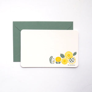Squirrel & Sunflower Mini Card