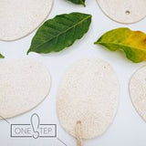 OneSTEP Natural Loofah Washing Sheet (5 pieces) 天然絲瓜絡清潔片 (5片裝)